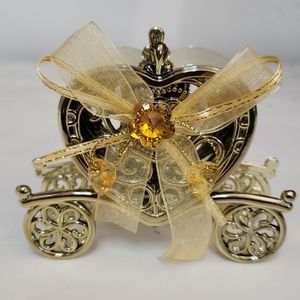 Lucky Star Heart Carriage Storage/Decor Box Gold